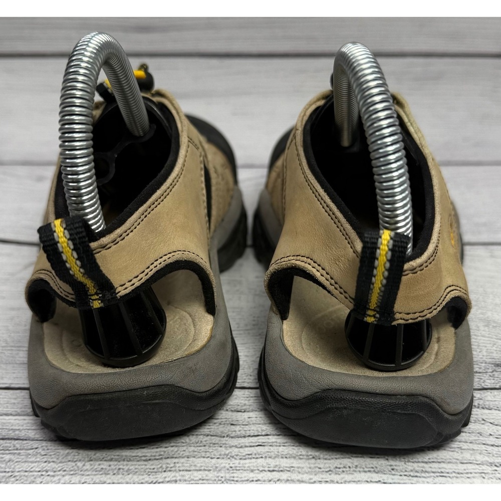 KEEN Newport H2‎ Water Sandals Mens Size 7 Tan Black Yellow Outdoor Sport - Picture 5 of 8